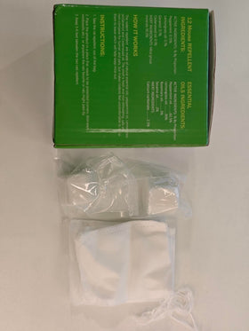 Crobirware 24-pack outdoor deer repellent setup in a garden scene.