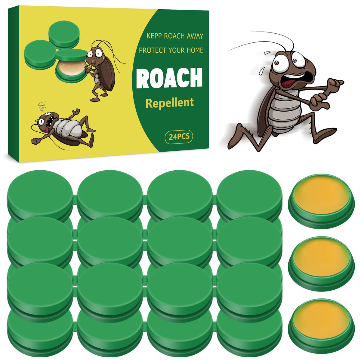 Crobirware 24-pack bait stations pack shot for home use.
