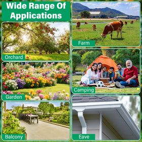 Package highlights coverage up to 120 square feet per ball.