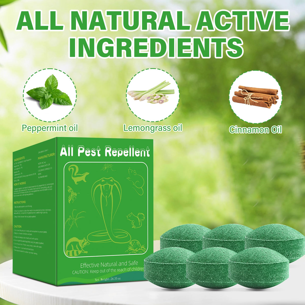 Crobirware garden bee deterrent for trees and plants around home