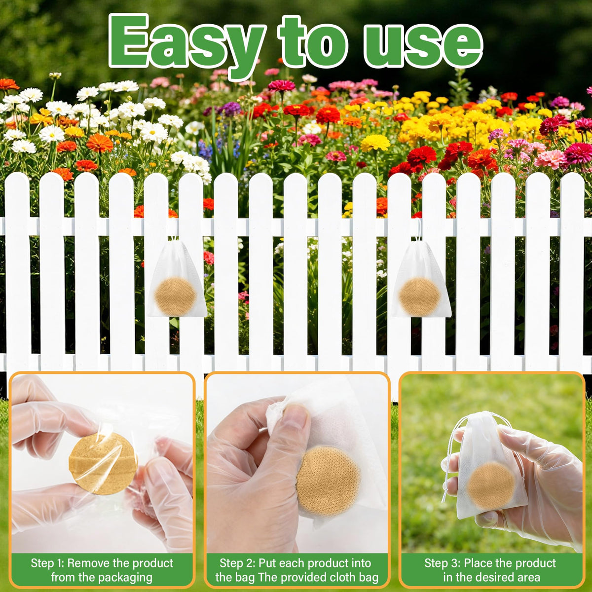 Crobirware hanging mesh bags demonstrate simple, elevated placement for stronger deterrence.