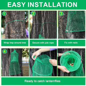 Crobirware jute rope and nails detail demonstrating secure installation