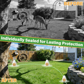 Crobirware weather-resistant deer deterrent with sun and rain resistance for lasting use.
