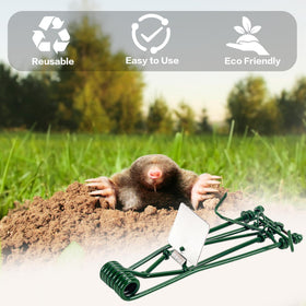 Crobirware weatherproof outdoor gopher trap for gardens and yards.