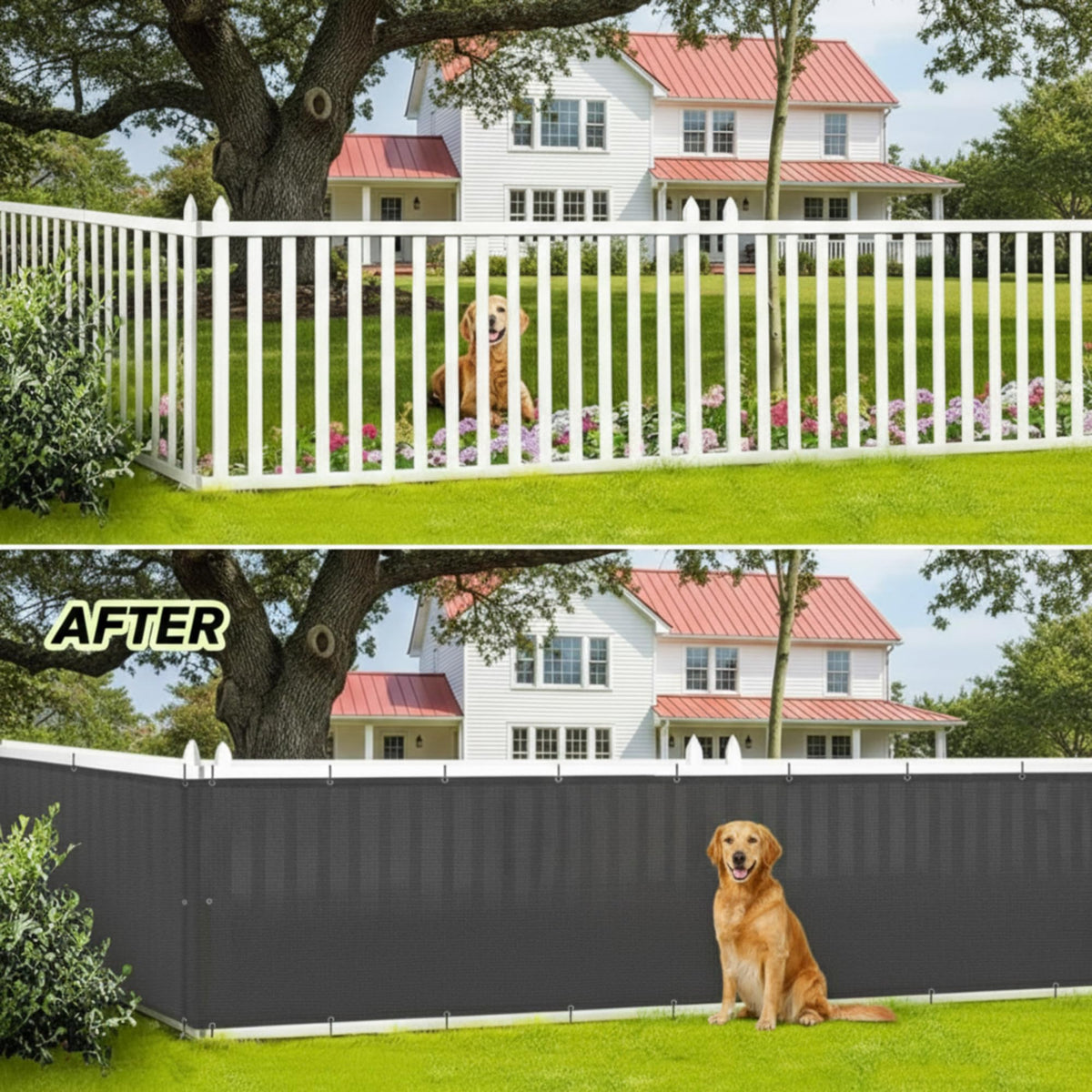CroBlissful balcony privacy screen suits patios, yards, and pool areas.