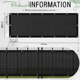 CroBlissful hdpe uv-resistant material closeup shows durable privacy for decks.