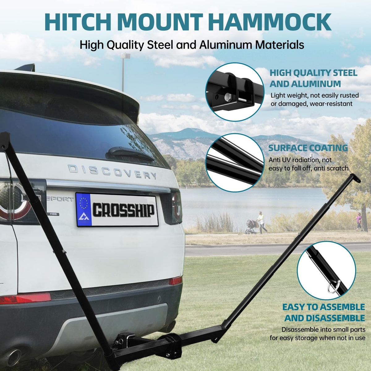 CROSSHIP storage bag keeps gear organized during trips and camping.