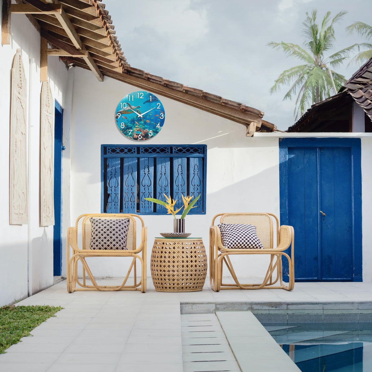 Crosstime coastal nautical style suits patios, gardens, bathrooms, and living spaces.