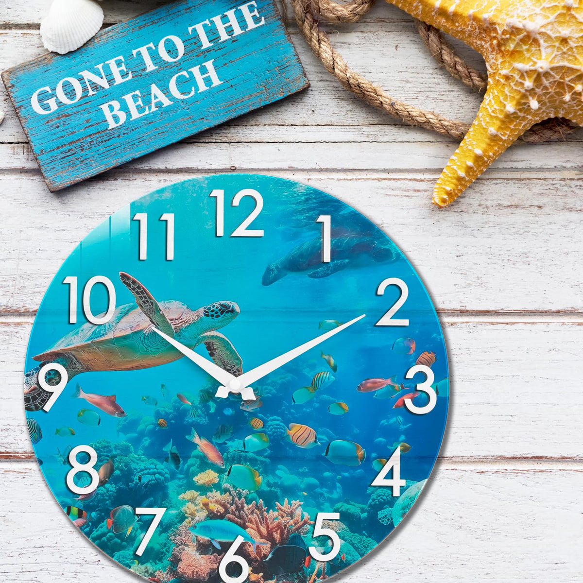 Crosstime 12-inch outdoor clock makes a thoughtful gift for outdoor lovers.