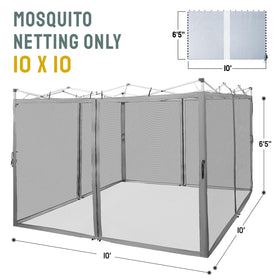 Replacement netting only for 10x10 gazebos; frame not included