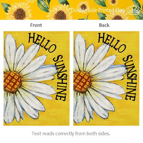 CROWNED BEAUTY 12x18 Garden Flag fits standard stands for porch or patio.