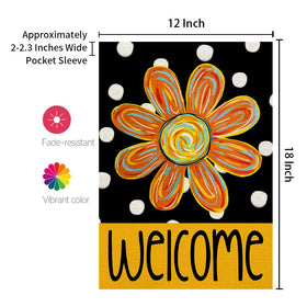 CROWNED BEAUTY garden flag is ideal for porch displays and outdoor entryways.