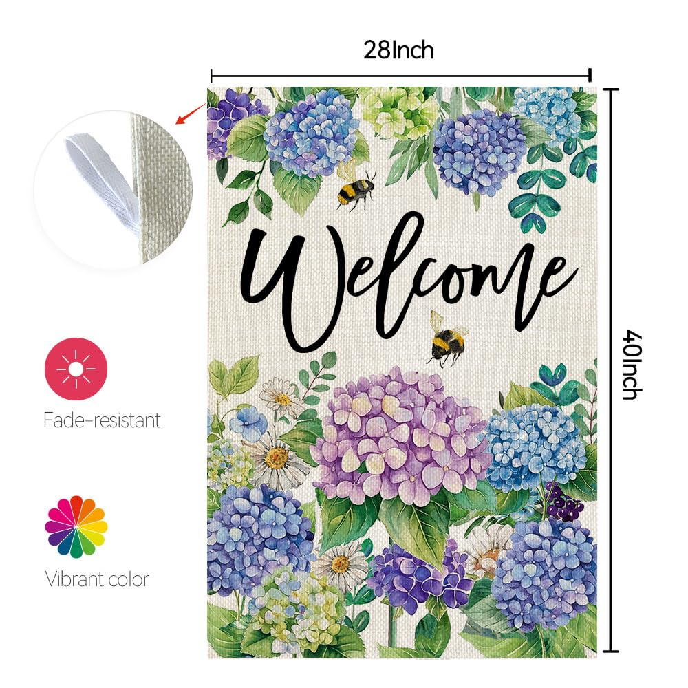 CROWNED BEAUTY flag with side tabs for secure attachment