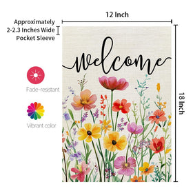 CROWNED BEAUTY vibrant wildflower design brightens any garden or entryway.