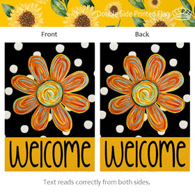 CROWNED BEAUTY weather-resistant burlap-textured fabric keeps colors lively through sun and rain.