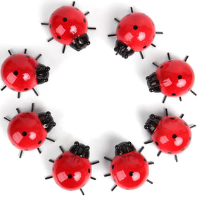 Cruis Cuka hand-painted ladybugs bring whimsical charm for outdoor spaces