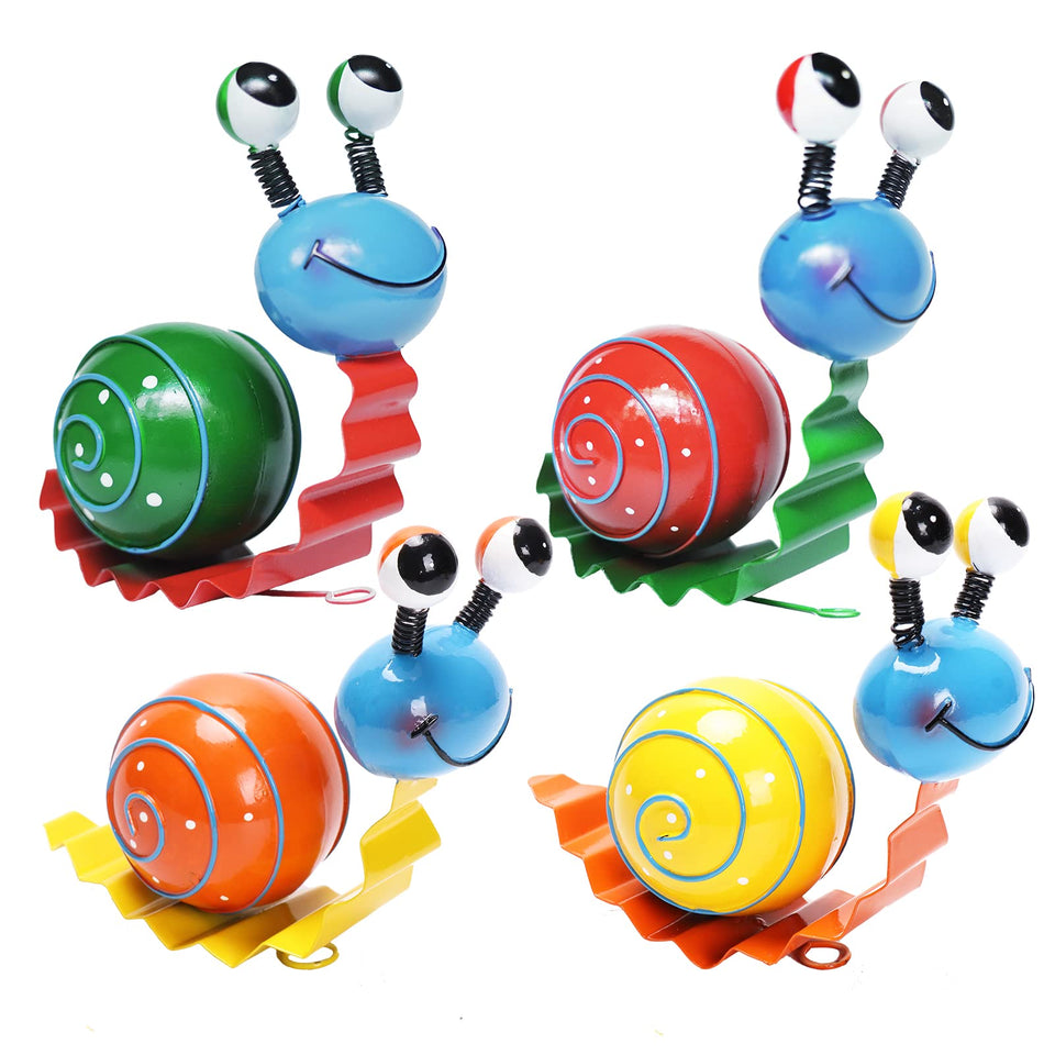 Cruis Cuka cute snail yellow garden decor adds sunny appeal to outdoor spaces
