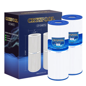 Cryspool 04072 filter top view for precise spa filtration