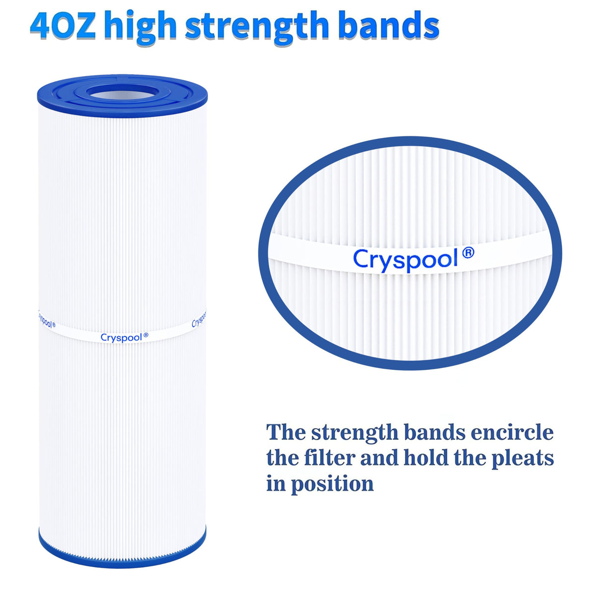 Cryspool 04075 filter compatibility overview shows broad spa fit