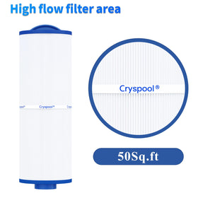 Cryspool 04077 front view filter emphasizes 50 sq ft area
