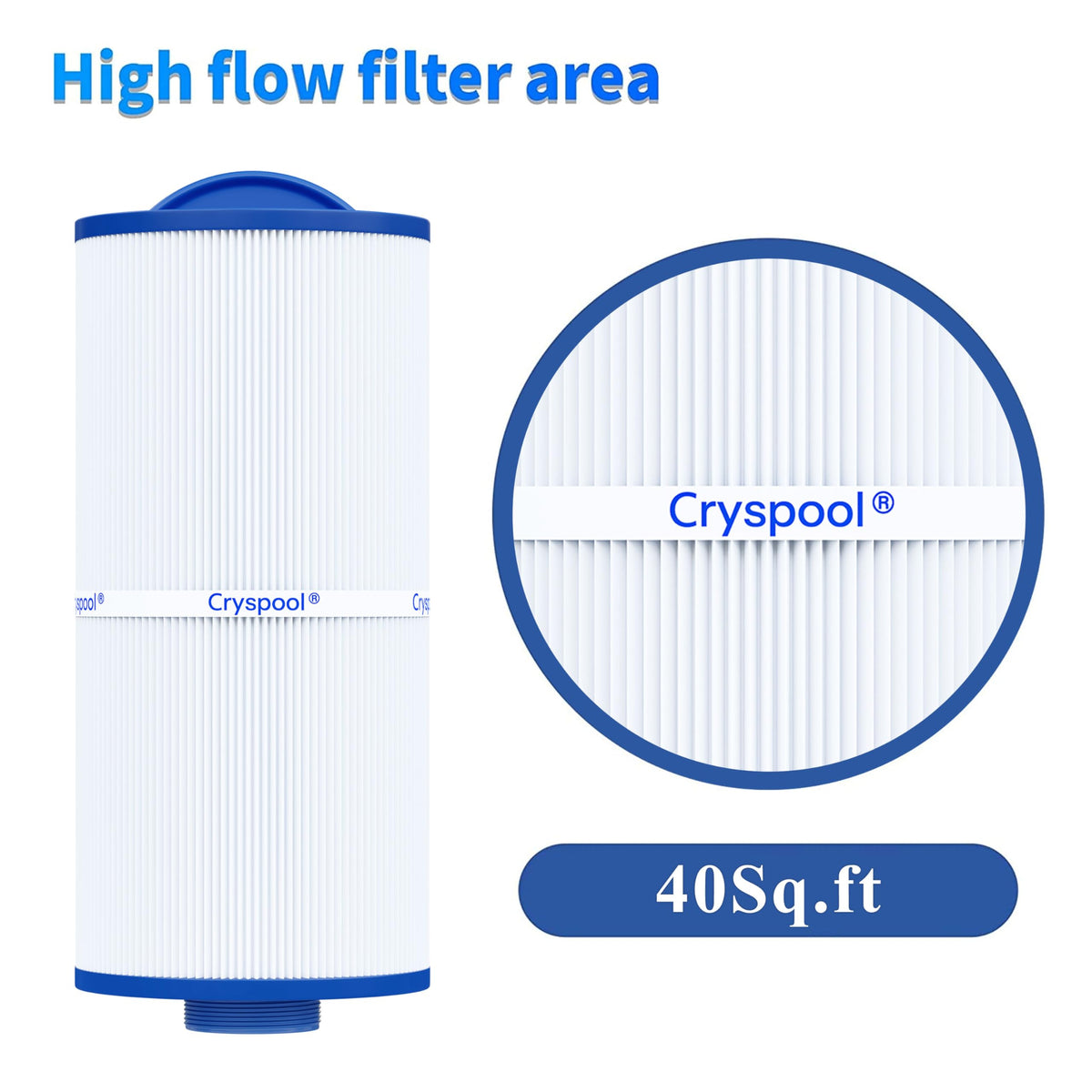 Cryspool 05033 filter 2-pack for spa maintenance value