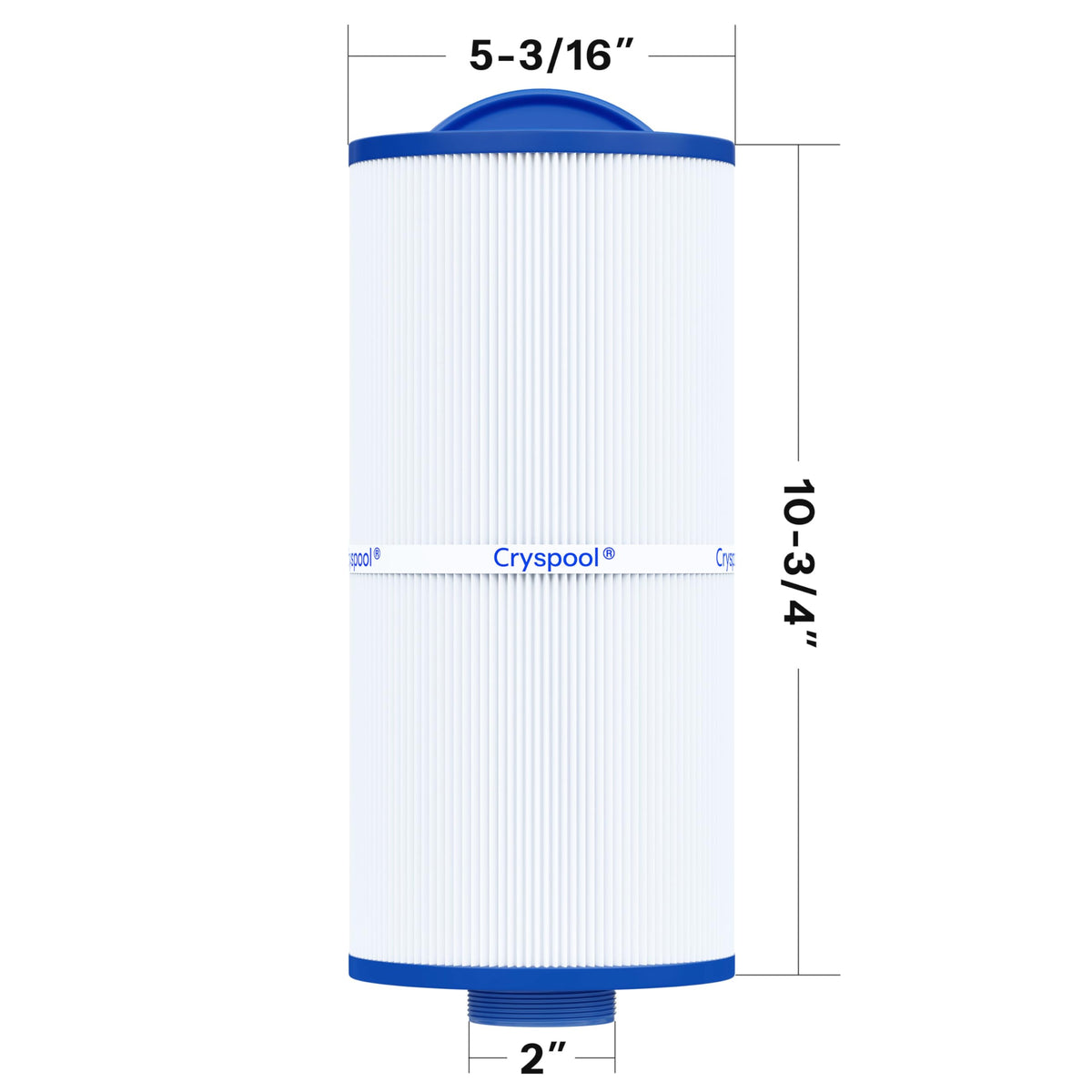 Cryspool 05033 filter uses trilobal fibers for higher capacity and longer life