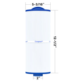 Cryspool 05039 bottom MPT connector ensures secure attachment for steady filtration.