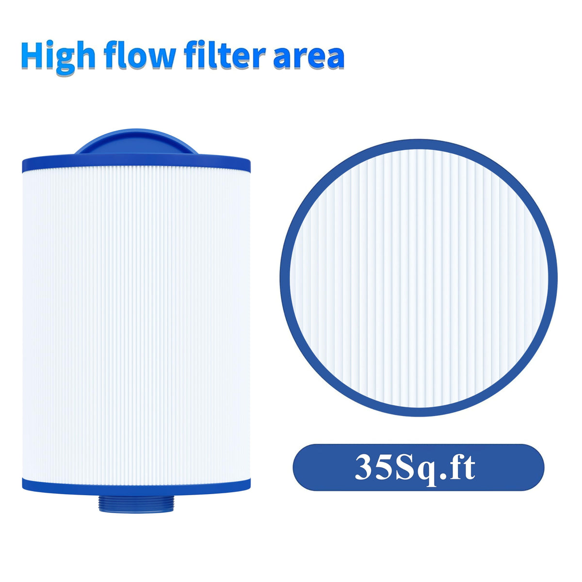 Cryspool 06004 filter compatible with PAS40-F2M preserves water clarity
