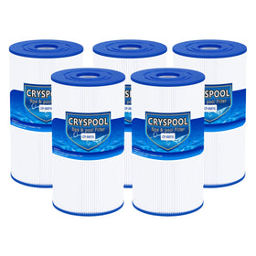 Cryspool 06016 filter side view for durable spa filtration and easy maintenance.