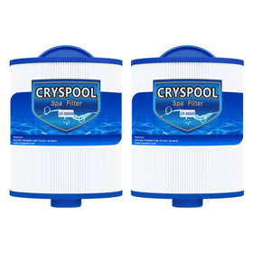 Cryspool 06045 filter assembly with semi-circular top for spa filtration