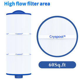 Cryspool 06046 filter end caps sturdy for durability