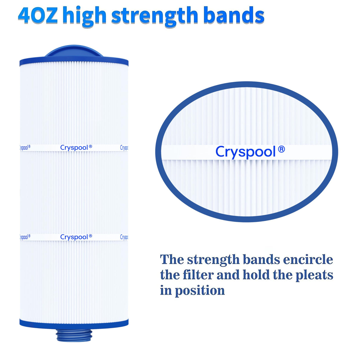 Cryspool 06046 filter installed in spa system for reliable fit