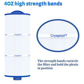 Cryspool 06046 filter installed in spa system for reliable fit