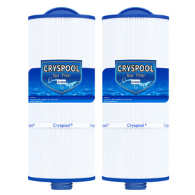 Cryspool 06046 filter packaging shows value 2-pack for spa maintenance