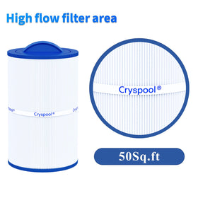 Cryspool 07022 installation guide illustrating simple spa filter replacement.
