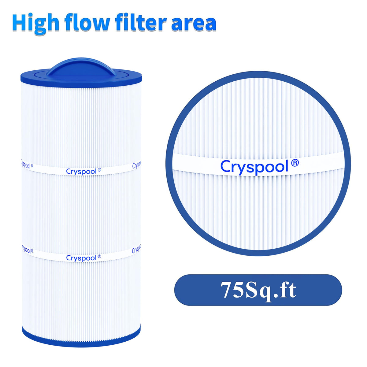 Cryspool 07043 filter for FC-3964 compatibility delivers robust filtration under heavy spa use