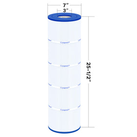 Cryspool 07072 filter material trilobal fibers designed for higher capacity and cleaning ease.