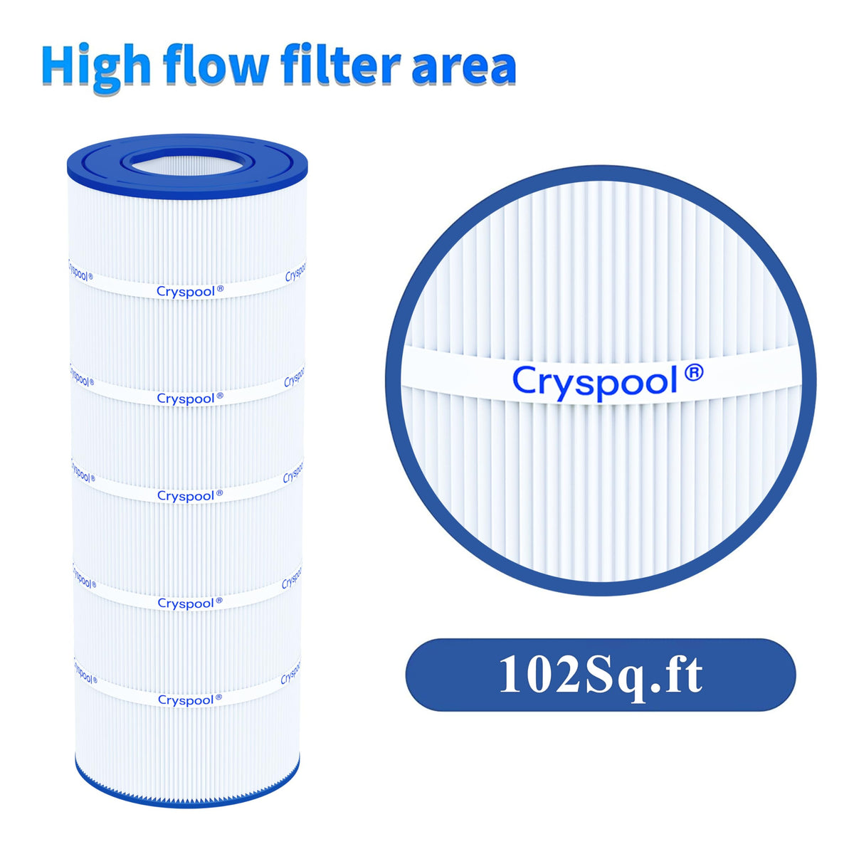 Cryspool 08032 compatible with WC108-58S2X for versatile pool system compatibility.