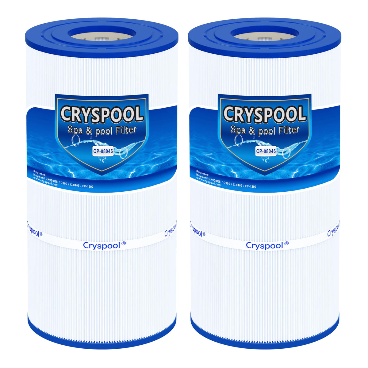 Cryspool 08046 filter installed on CX900RE improves water clarity and flow.