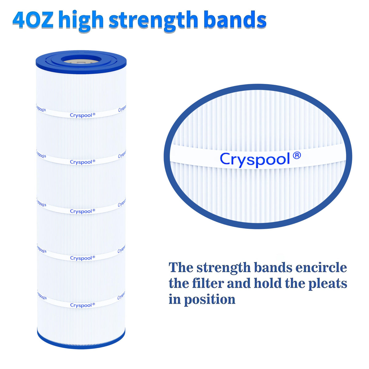 Cryspool 08058 filter compatibility chart shows supported models.