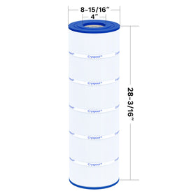 Cryspool 08060 175 sq ft filtration area boosts capacity