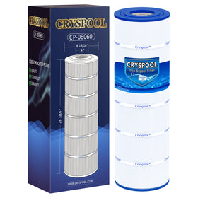 Cryspool 08060 filter length for precise pool fit and flow