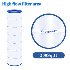 Cryspool 08063 trilobal fibers close-up emphasize filtration capability and durability.