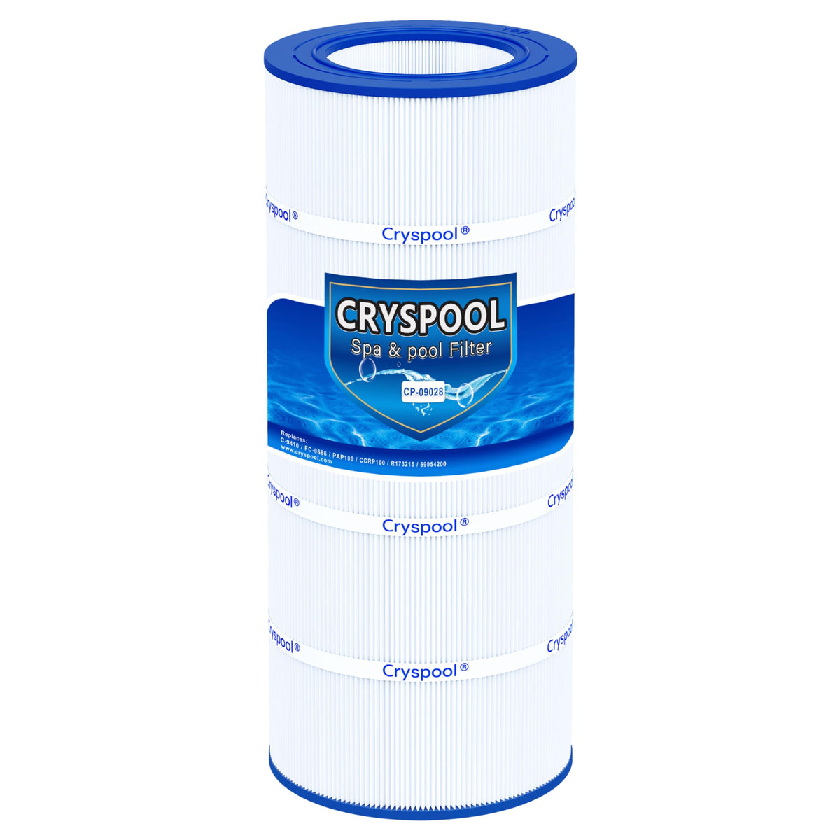 Cryspool 09028 filter length 23-5/8 inches enhances large pool filtration
