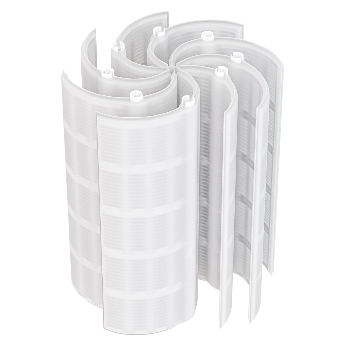 Cryspool 1005 DE filter enables deep impurity penetration into pleats.