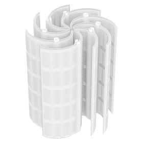 Cryspool 1005 DE filter enables deep impurity penetration into pleats.