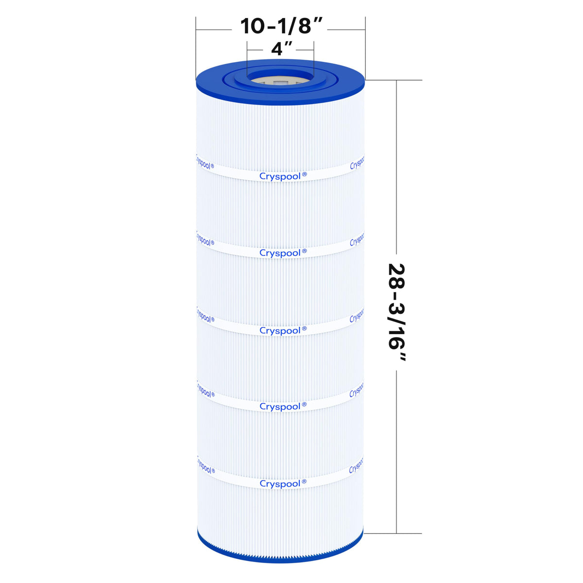 Cryspool 200 sq ft filtration area supports thorough water clarity and efficient circulation.