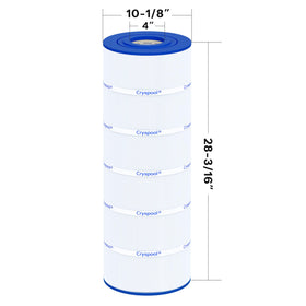 Cryspool 200 sq ft filtration area supports thorough water clarity and efficient circulation.