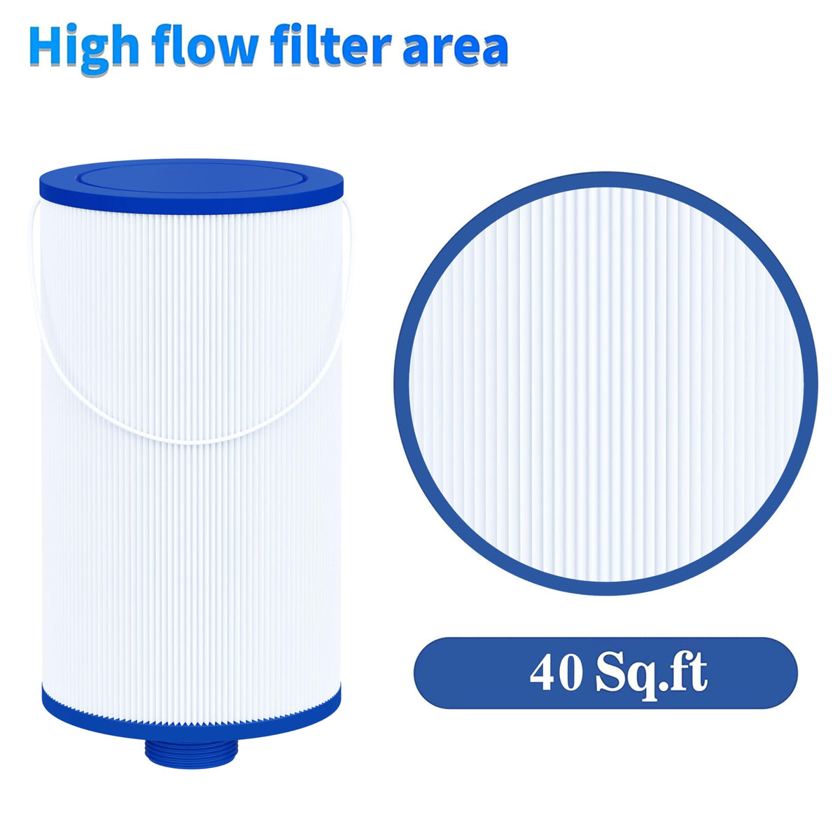 Cryspool 2402 filter ready for easy cleaning and maintenance.