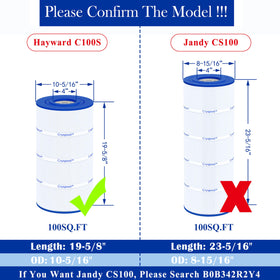 Cryspool C100S filter assembly shows proper fit and alignment